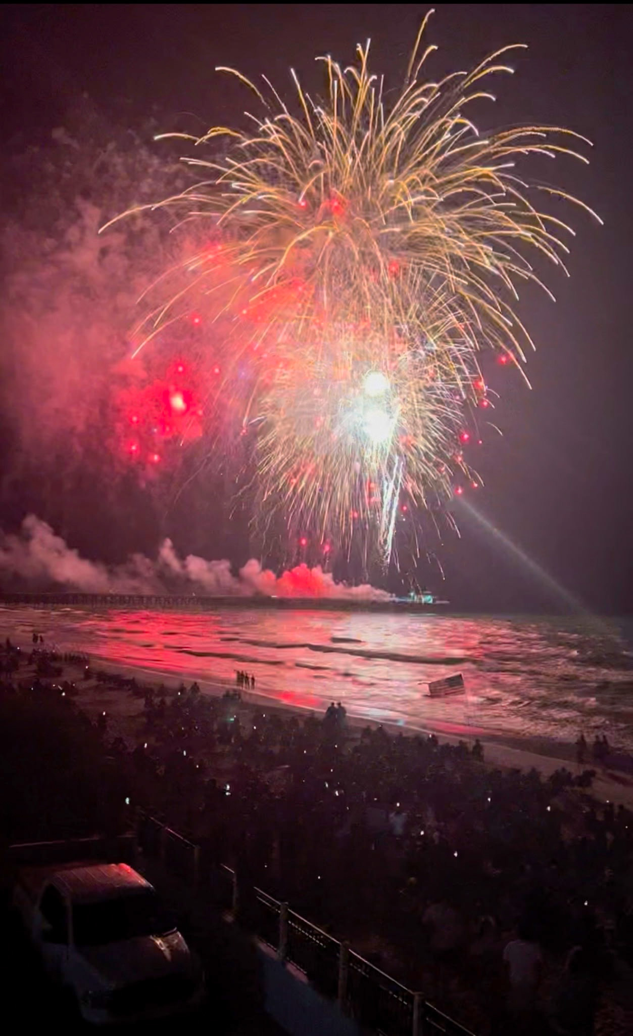 Fireworks in North Myrtle Beach for 4th of July